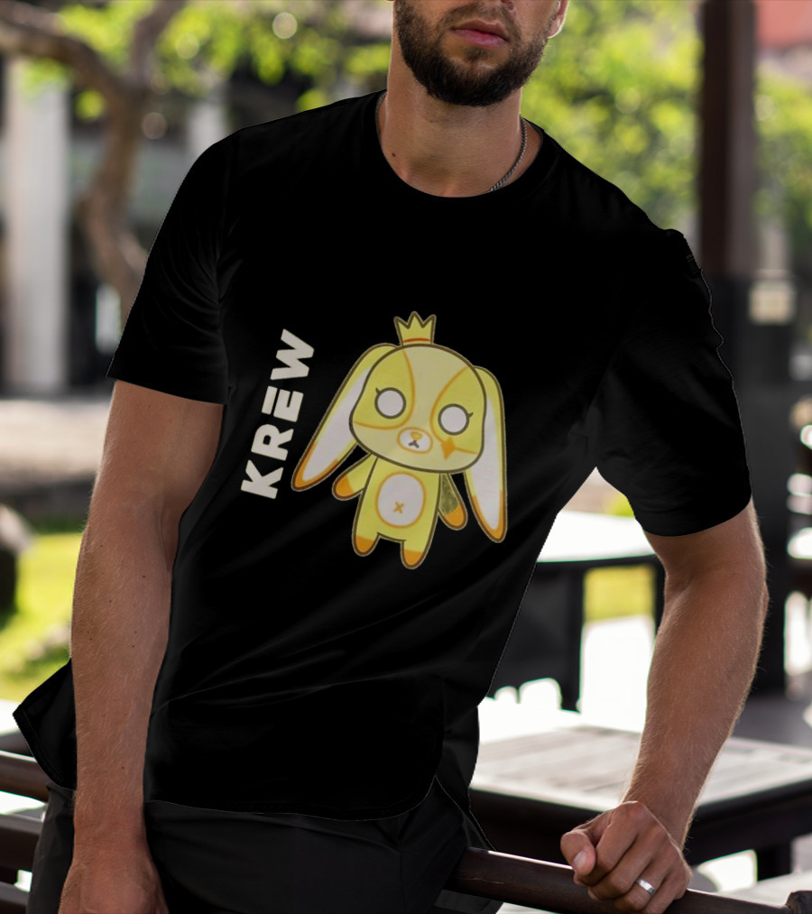 Krew Gold Crowned Teddy Character T-Shirt