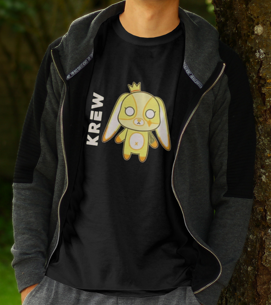 Krew Gold Crowned Teddy Character T-Shirt
