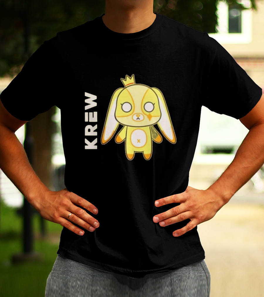 Krew Gold Crowned Teddy Character T-Shirt