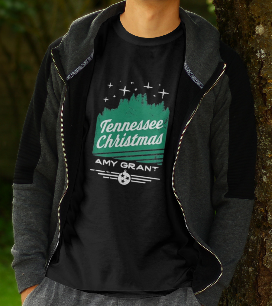 Tennessee Christmas Amy Grant Stars Trees T-Shirt