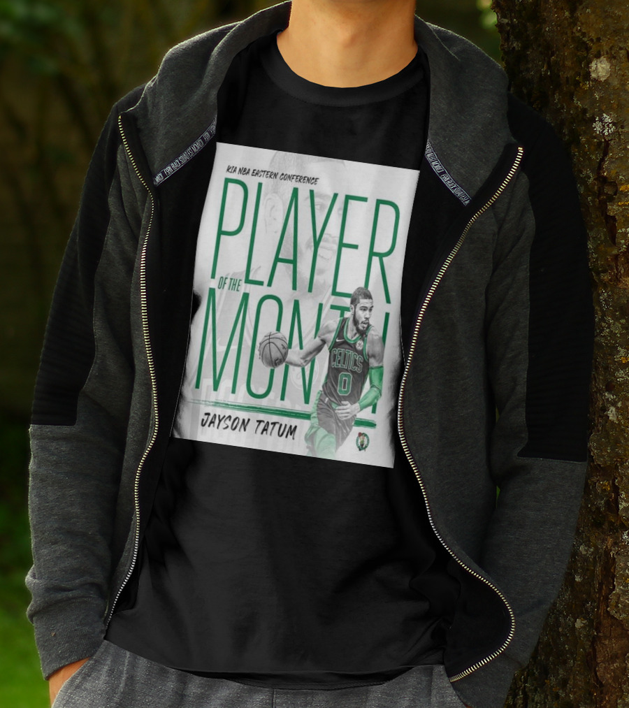 KIA NBA Eastern Conference Player Of The Month Jayson Tatum Celtics T-Shirt