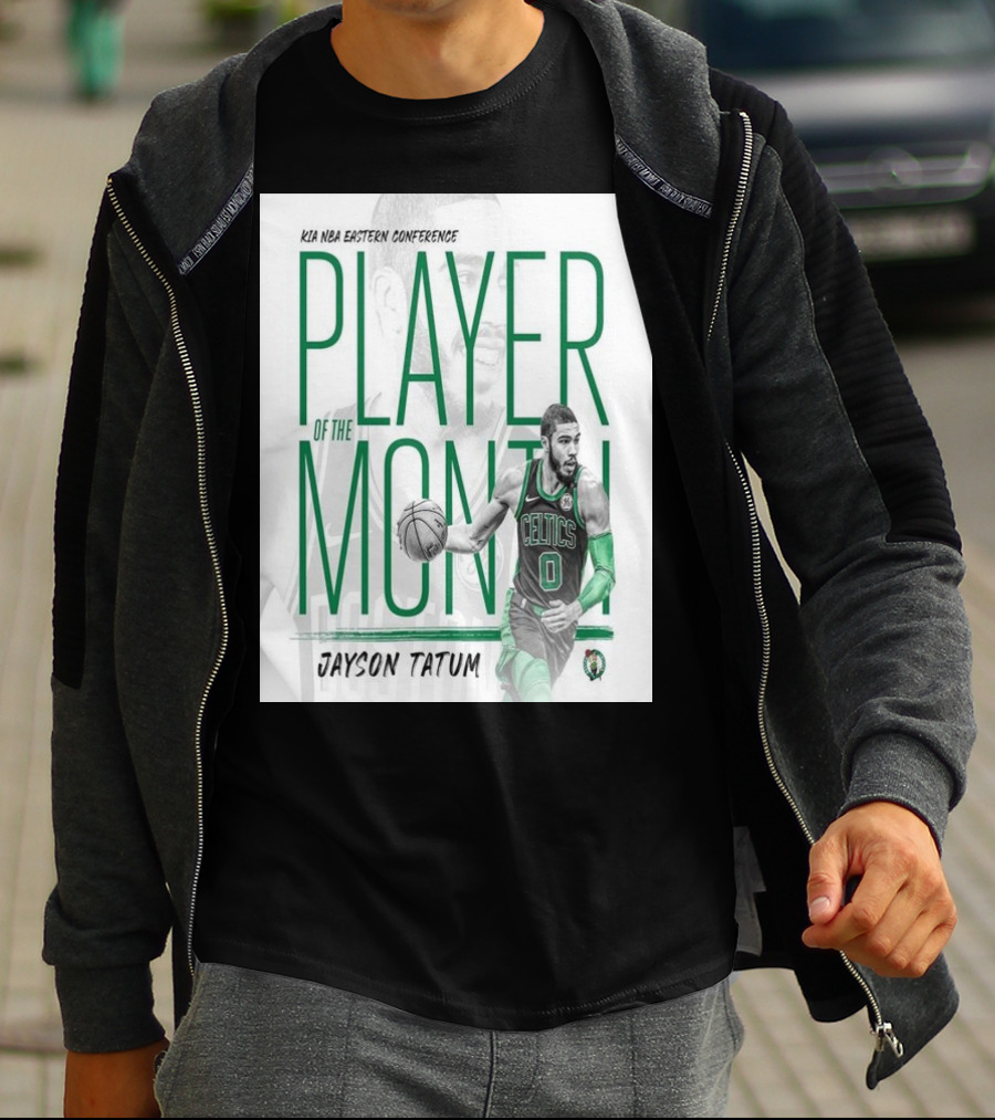 KIA NBA Eastern Conference Player Of The Month Jayson Tatum Celtics T-Shirt