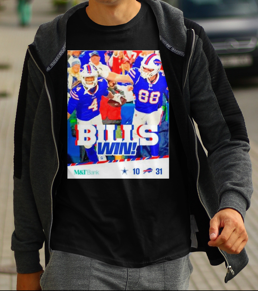 Buffalo Bills Win Dallas Cowboys 31-10 T-Shirt