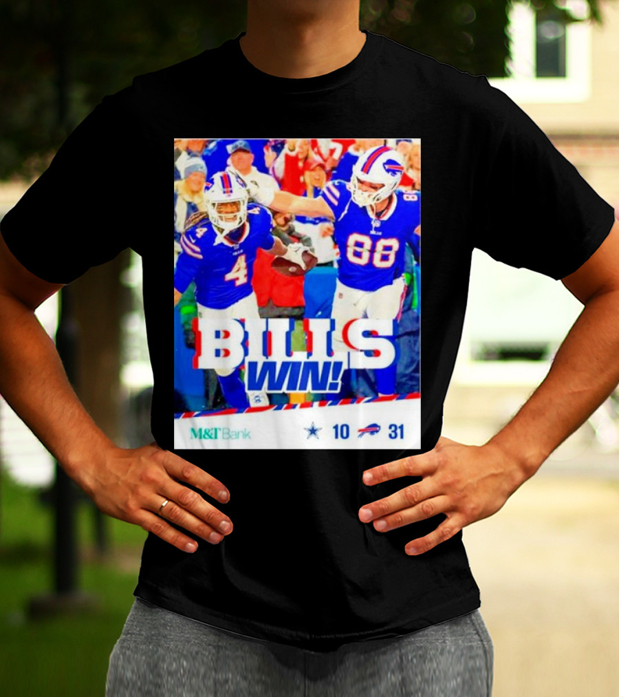 Buffalo Bills Win Dallas Cowboys 31-10 T-Shirt
