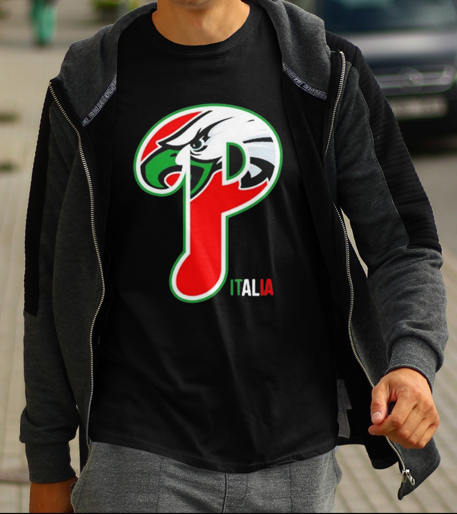Matt Patricia Philadelphia Eagles Phillies P Italia T-Shirt