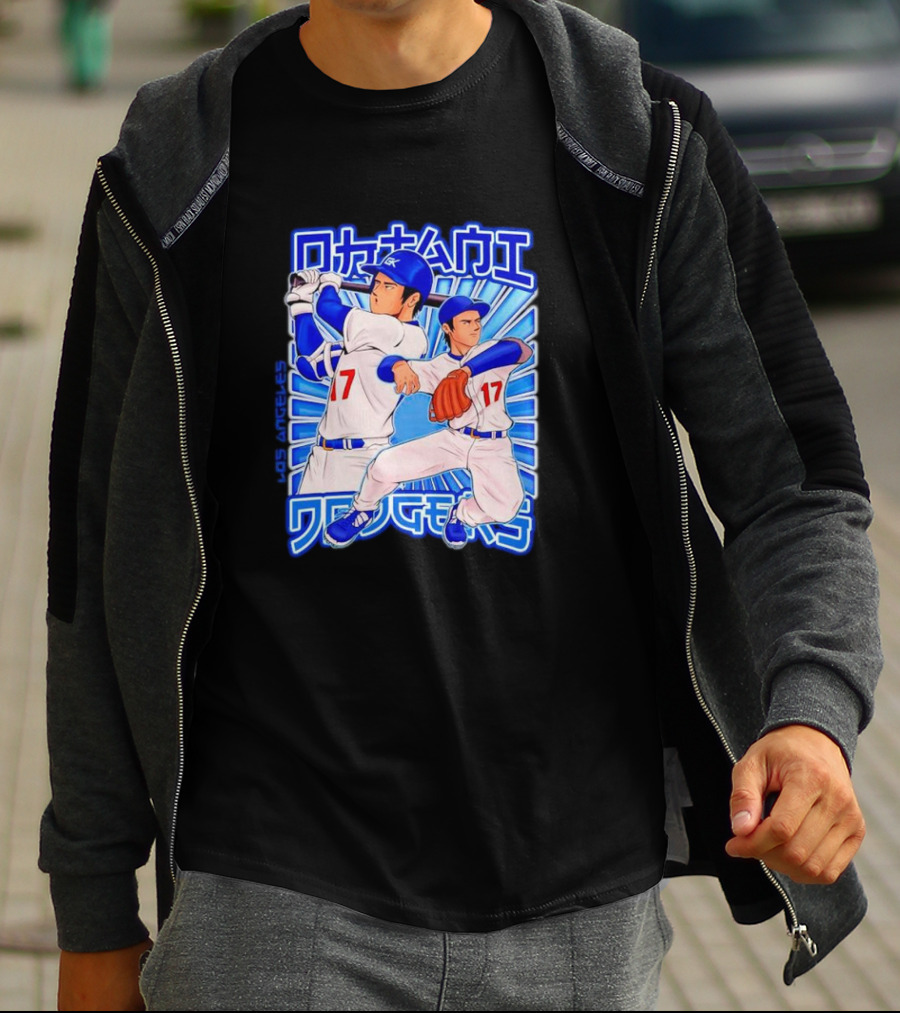 Shohei Ohtani Los Angeles Baseball Hero In Action Japan T-Shirt
