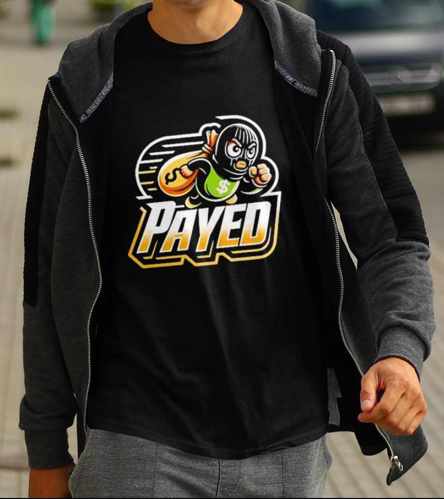Ayed Payed Money Bag Masked Runner T-Shirt