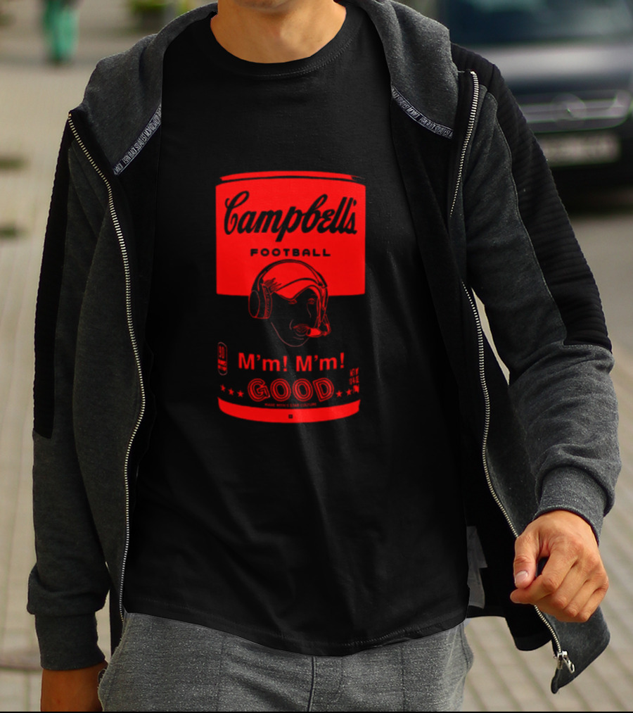Campbell’s Football M'm M'm Good Soup Can T-Shirt
