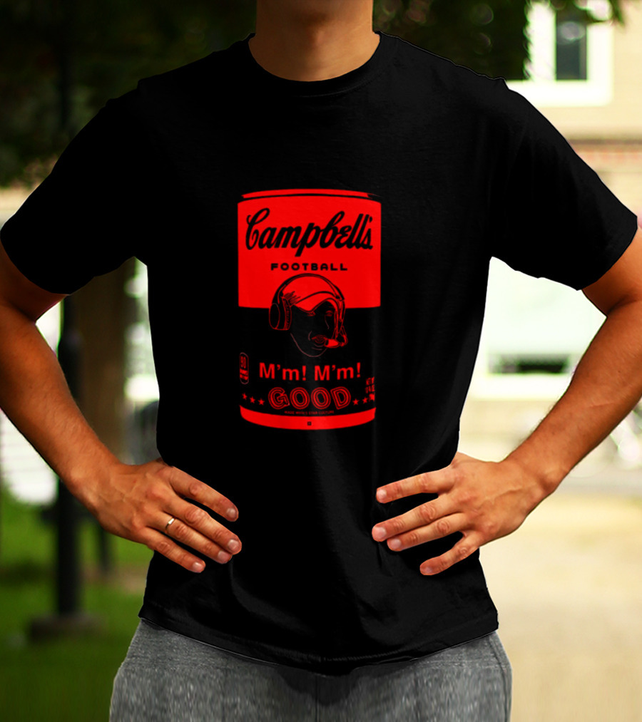 Campbell’s Football M'm M'm Good Soup Can T-Shirt
