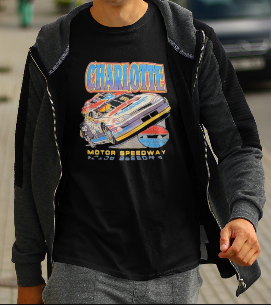 Charlotte Motor Speedway Racing Car T-Shirt