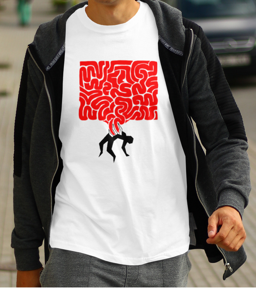 My Body Betrayed Me Red Maze Burden T-Shirt