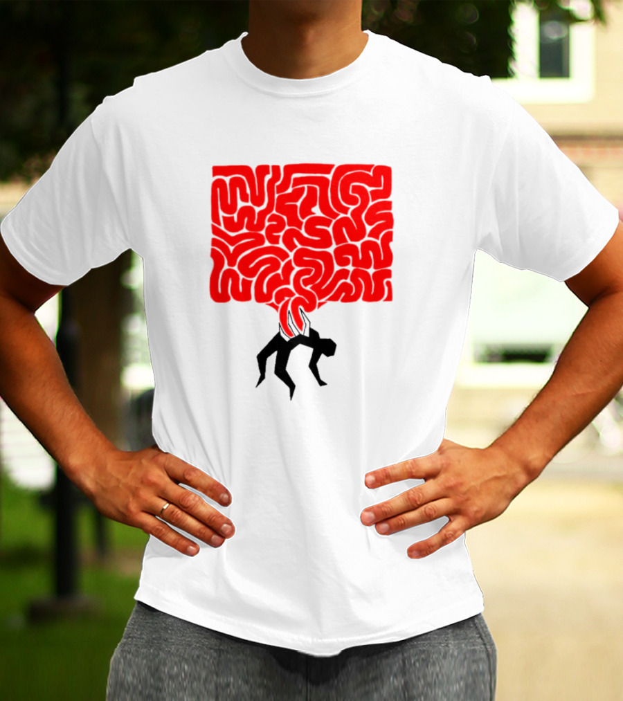 My Body Betrayed Me Red Maze Burden T-Shirt