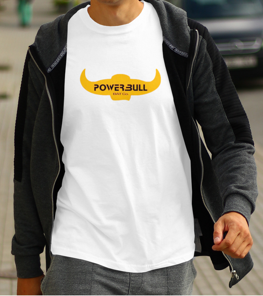 POWERBULL BAT CO Yellow Horns T-Shirt
