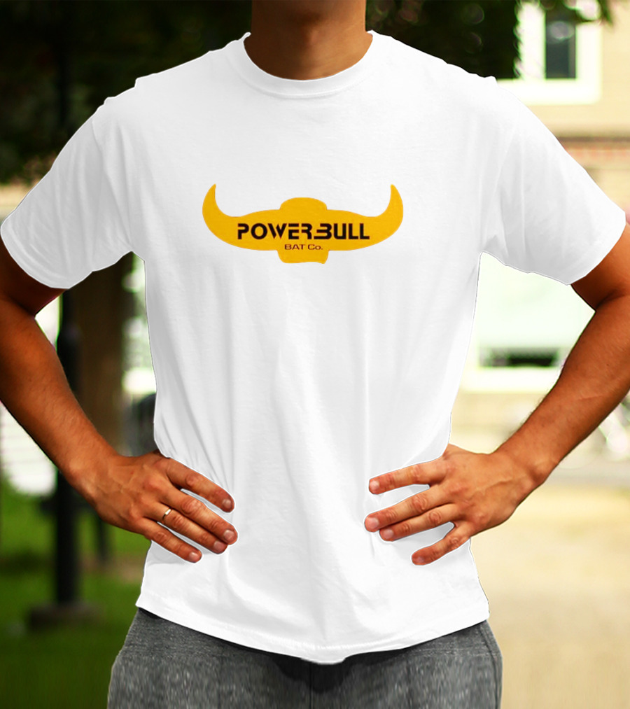 POWERBULL BAT CO Yellow Horns T-Shirt