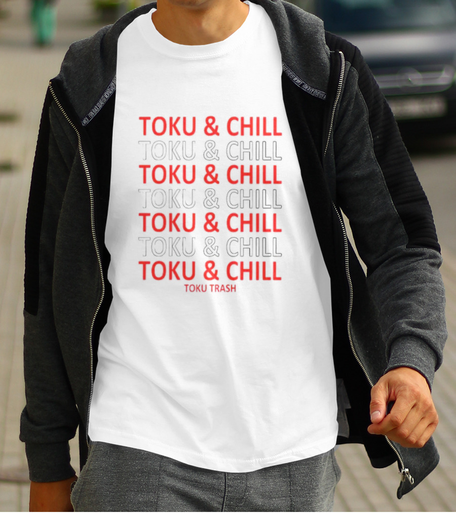 Toku And Chill Toku Trash Repeated T-Shirt