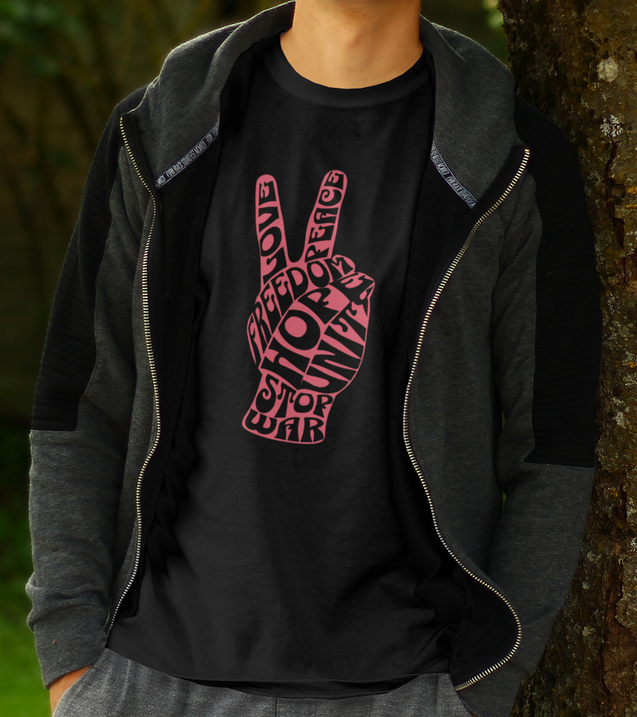 Freedom Peace Love Hope Unity Stop War T-Shirt