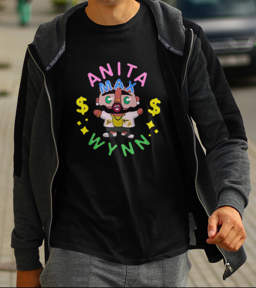 Anita Max Wynn Character Dollar Signs T-Shirt
