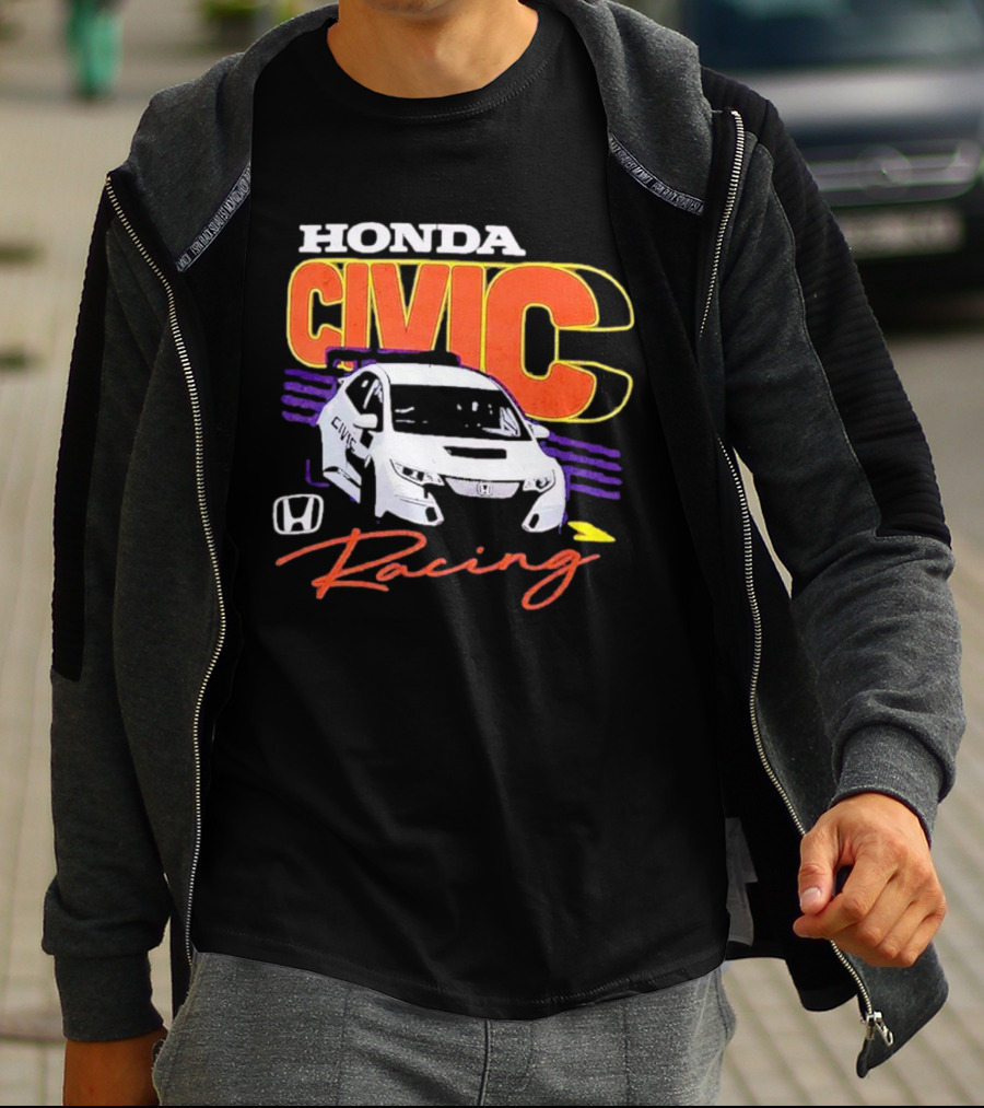Honda Civic Racing Racecar T-Shirt