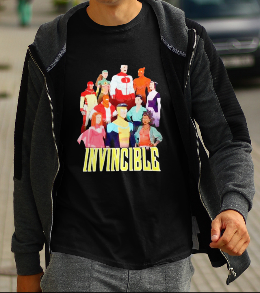 Invincible Characters Group Ensemble T-Shirt