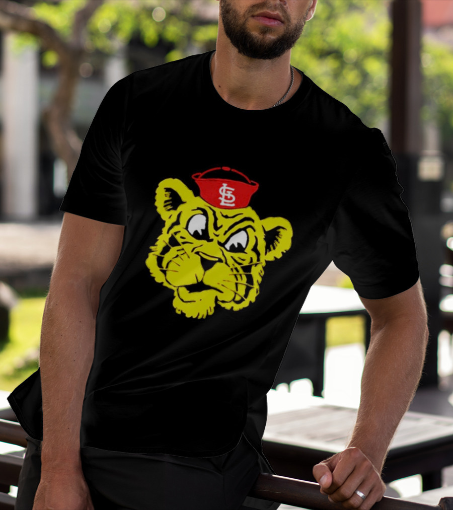 STL Hat Worn By Mizzou Tiger Drawing T-Shirt
