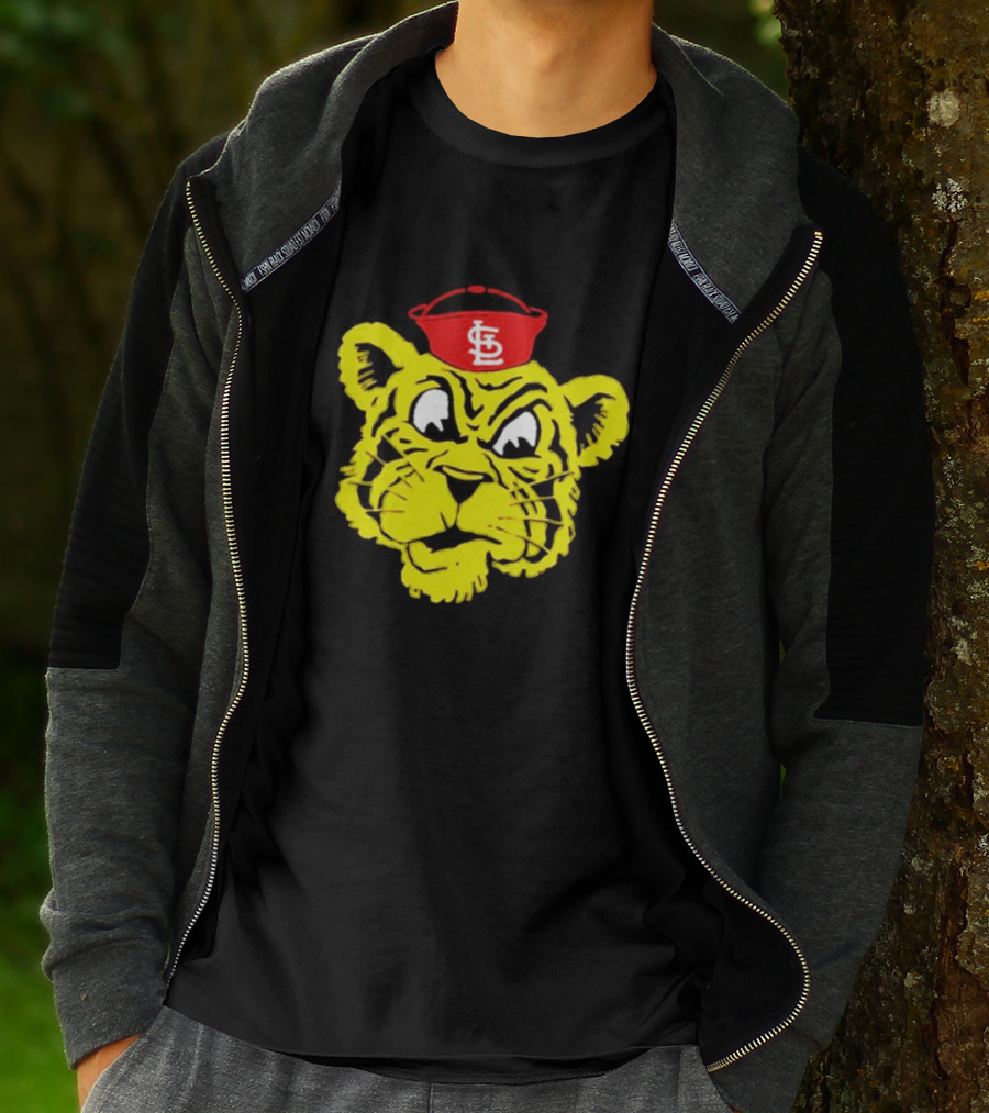 STL Hat Worn By Mizzou Tiger Drawing T-Shirt