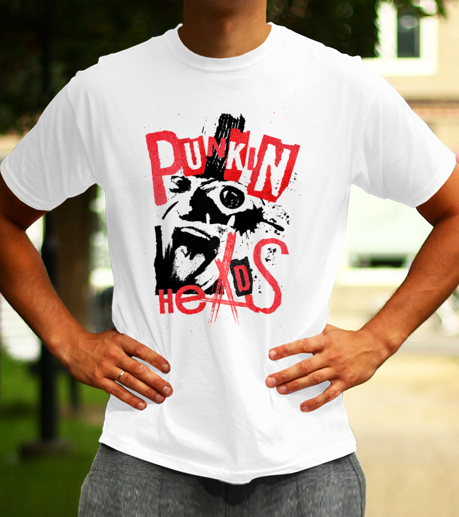 Punkin' Heads Horror Mask Graffiti T-Shirt