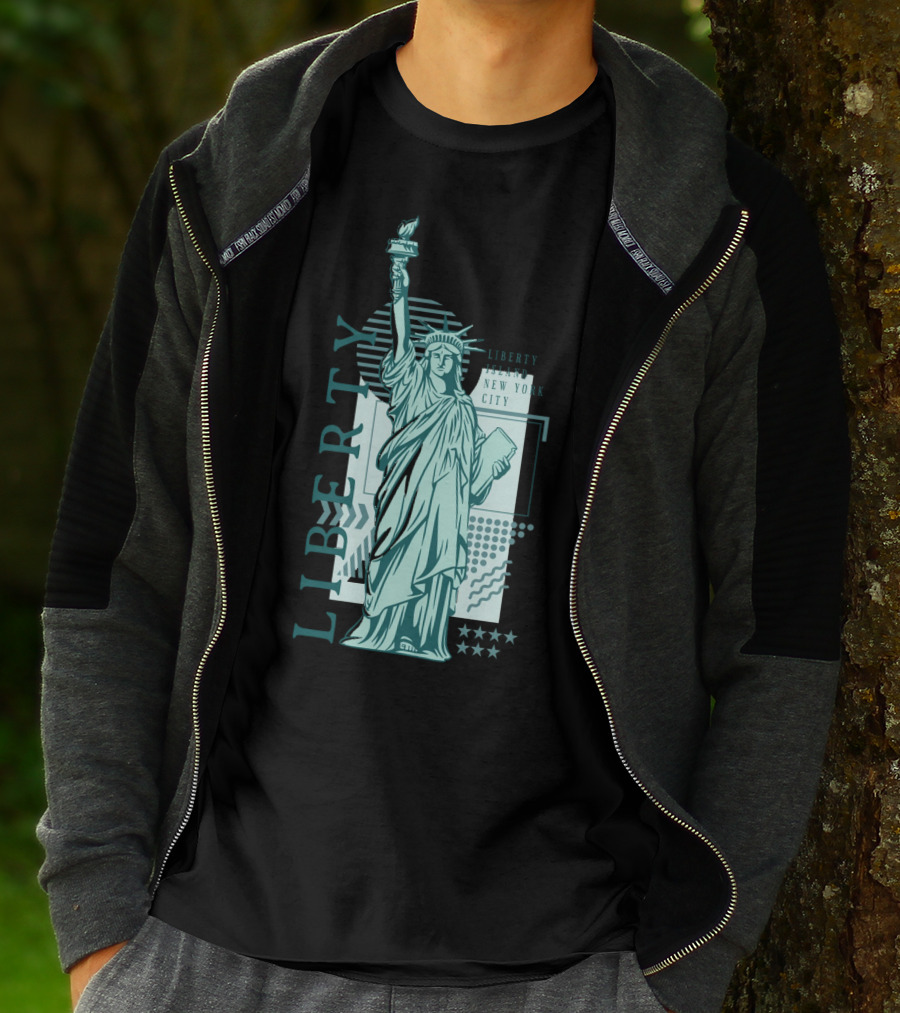 Liberty New York City Statue Of Liberty T-Shirt