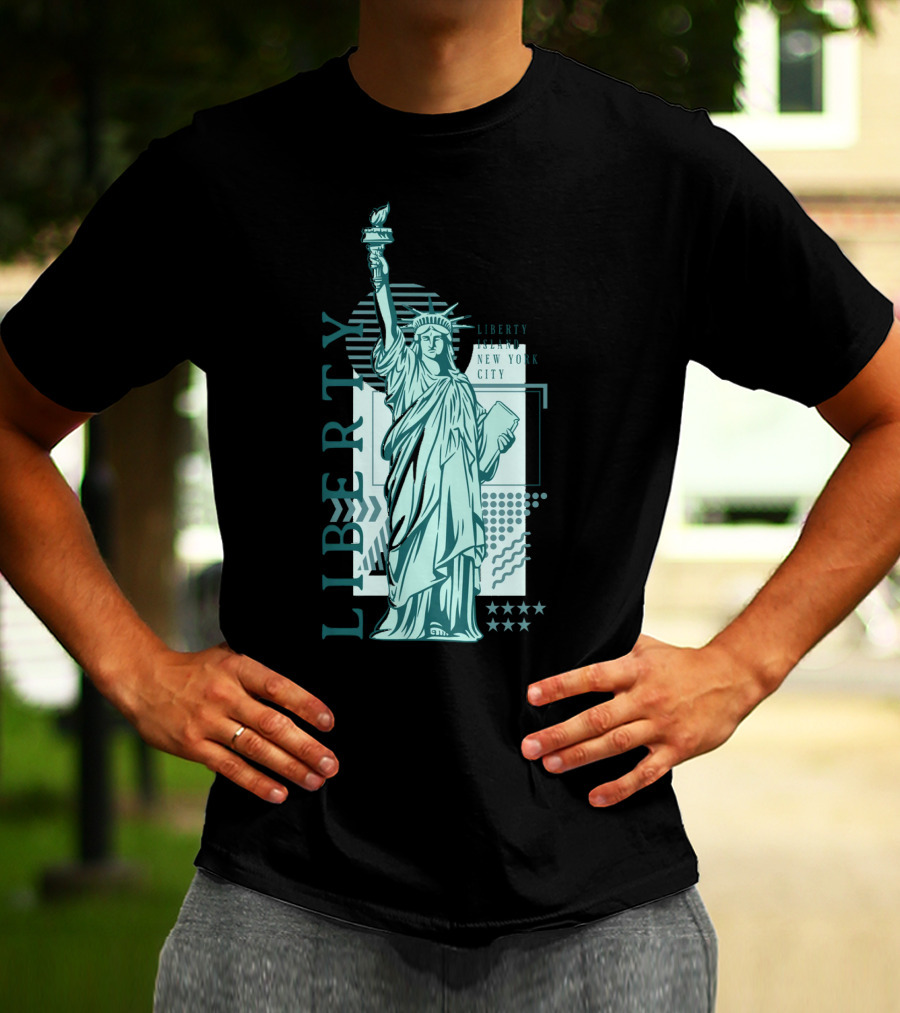 Liberty New York City Statue Of Liberty T-Shirt