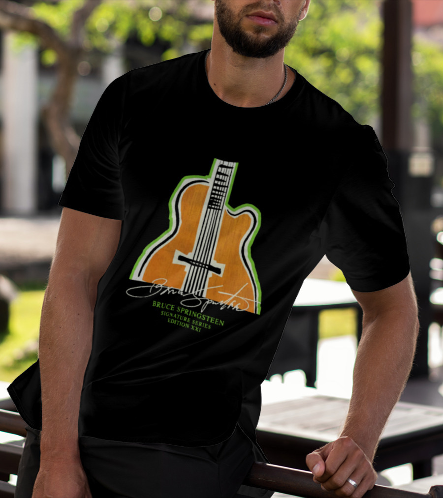 Bruce Springsteen Signature Series Edition XXI Guitar T-Shirt