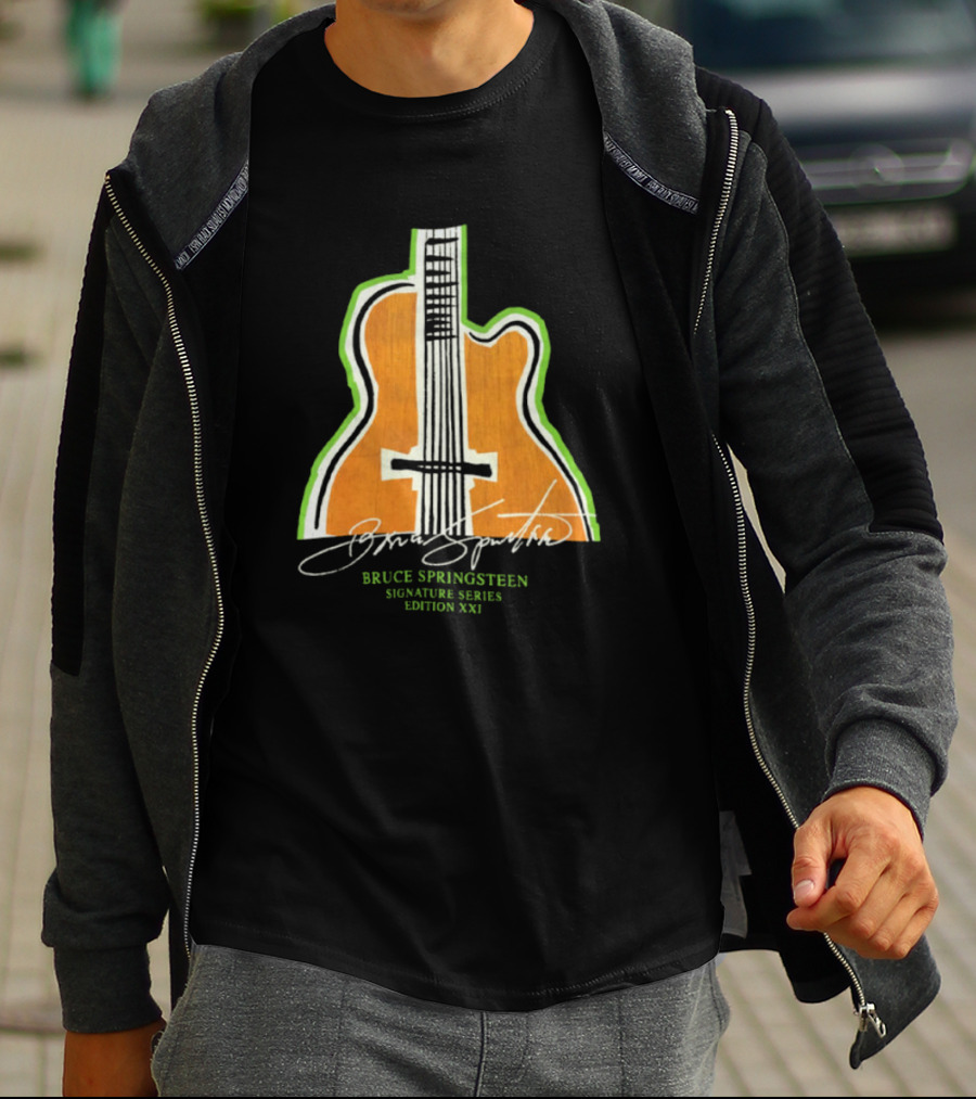 Bruce Springsteen Signature Series Edition XXI Guitar T-Shirt