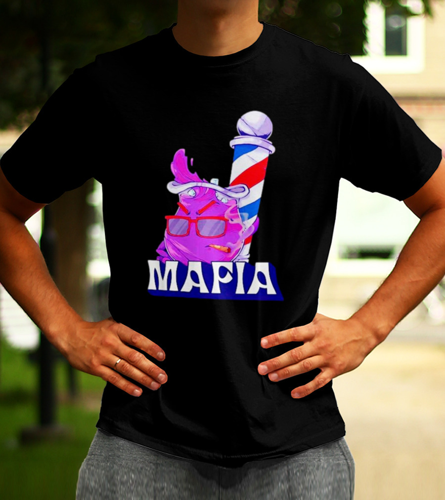 Cool Aiid Mafia Purple Barber Pole T-Shirt