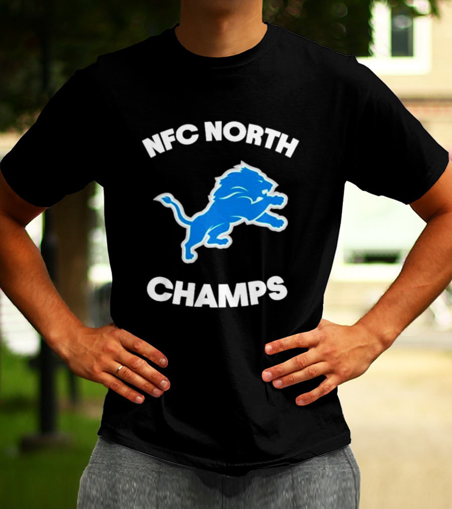 NFC North Champs Detroit Lions T-Shirt