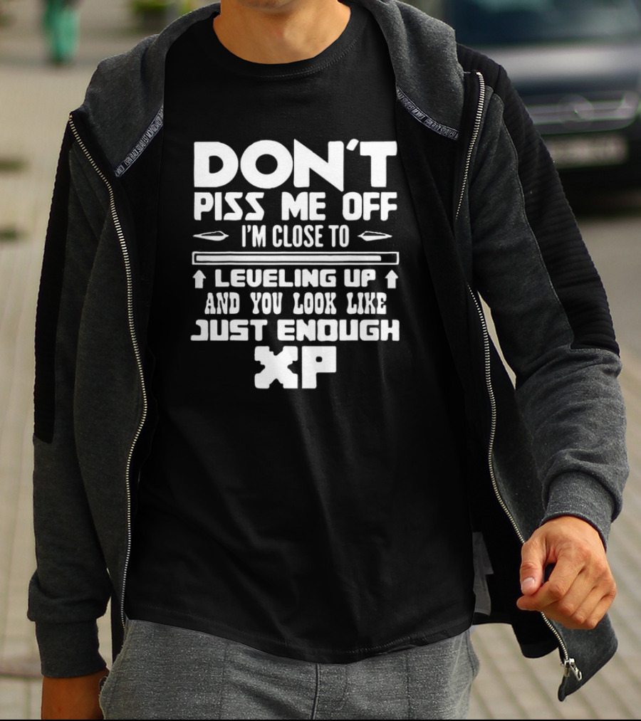Don’t Piss Me Off I’m Close To Leveling Up And You Look Like Just Enough XP T-Shirt