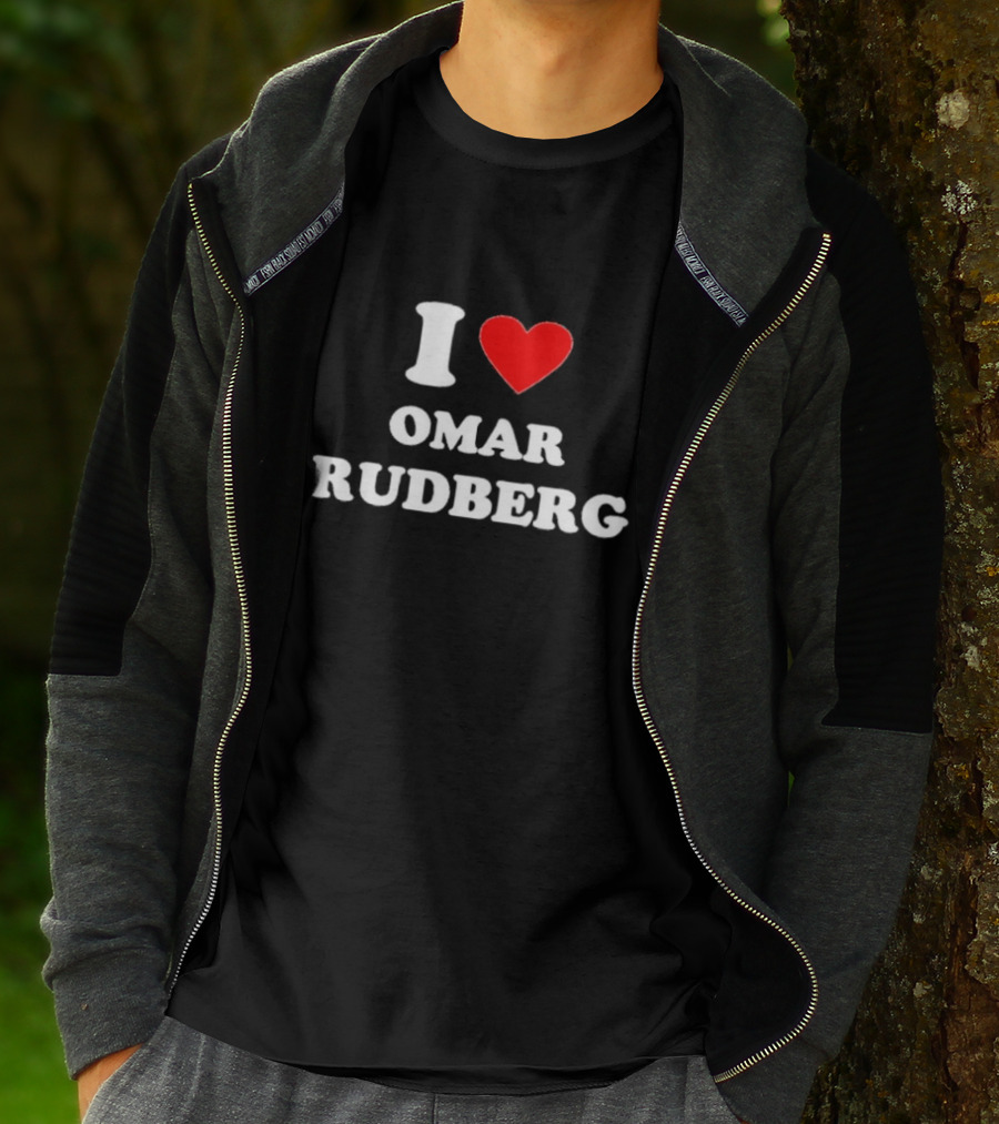 I Love Omar Rudberg Passion Red Heart T-Shirt