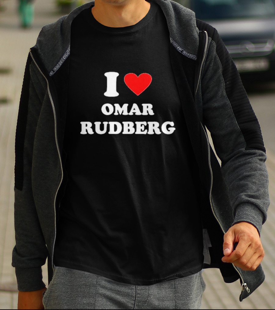 I Love Omar Rudberg Passion Red Heart T-Shirt