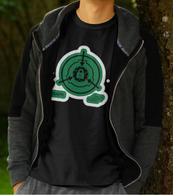 SCP Foundation Safe Classification Secure Contain Protect Lock T-Shirt