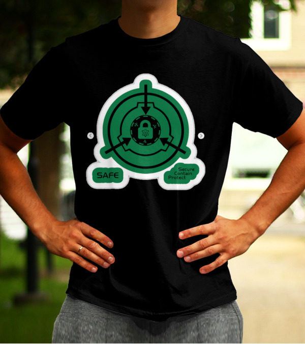 SCP Foundation Safe Classification Secure Contain Protect Lock T-Shirt
