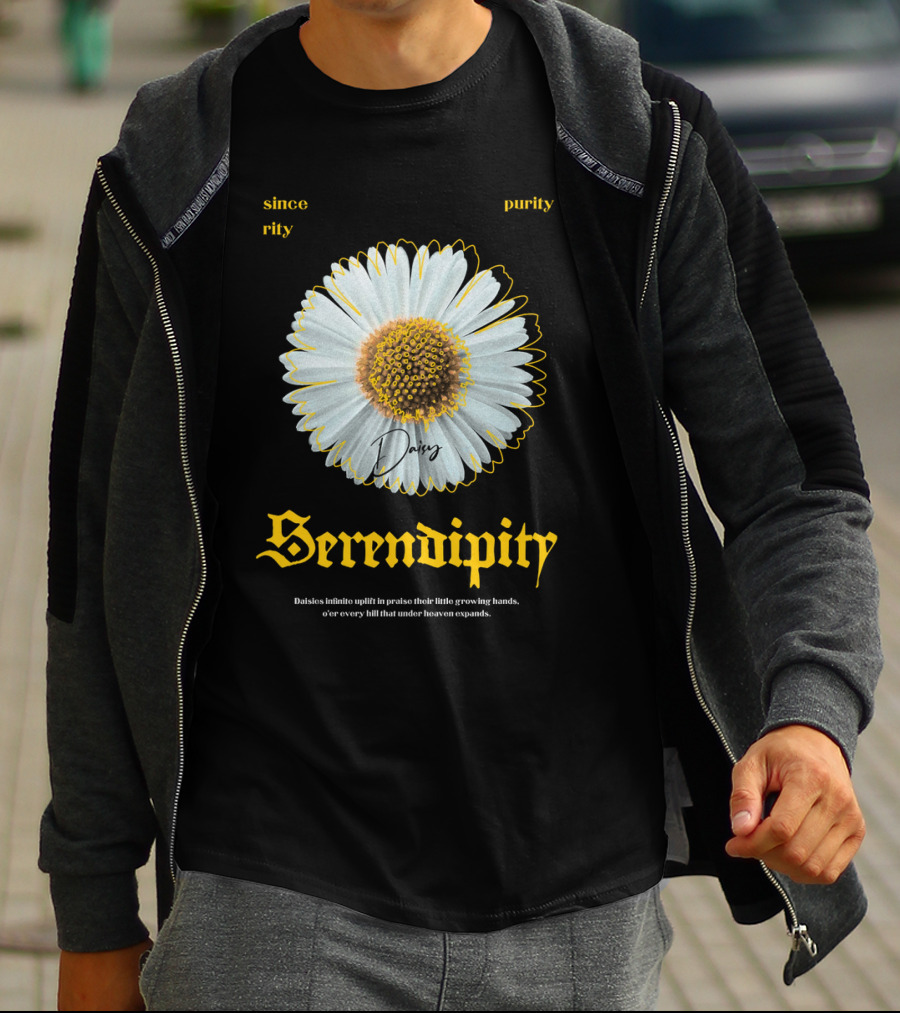 Serendipity Daisy Sincerity Purity Daisies Hymn To Praise T-Shirt