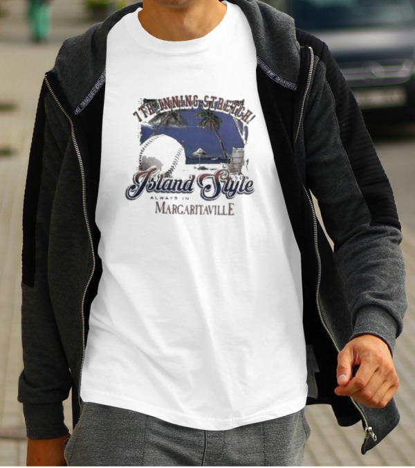 7th Inning Stretch Island Style Always In Margaritaville Philadelphia Phillies T-Shirt