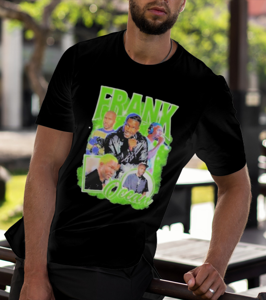 Frank Ocean Vintage Rap Music Collage T-Shirt