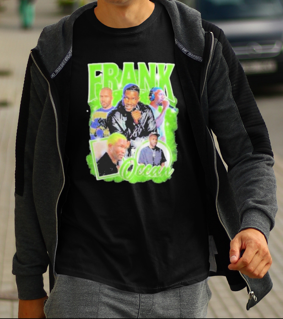 Frank Ocean Vintage Rap Music Collage T-Shirt