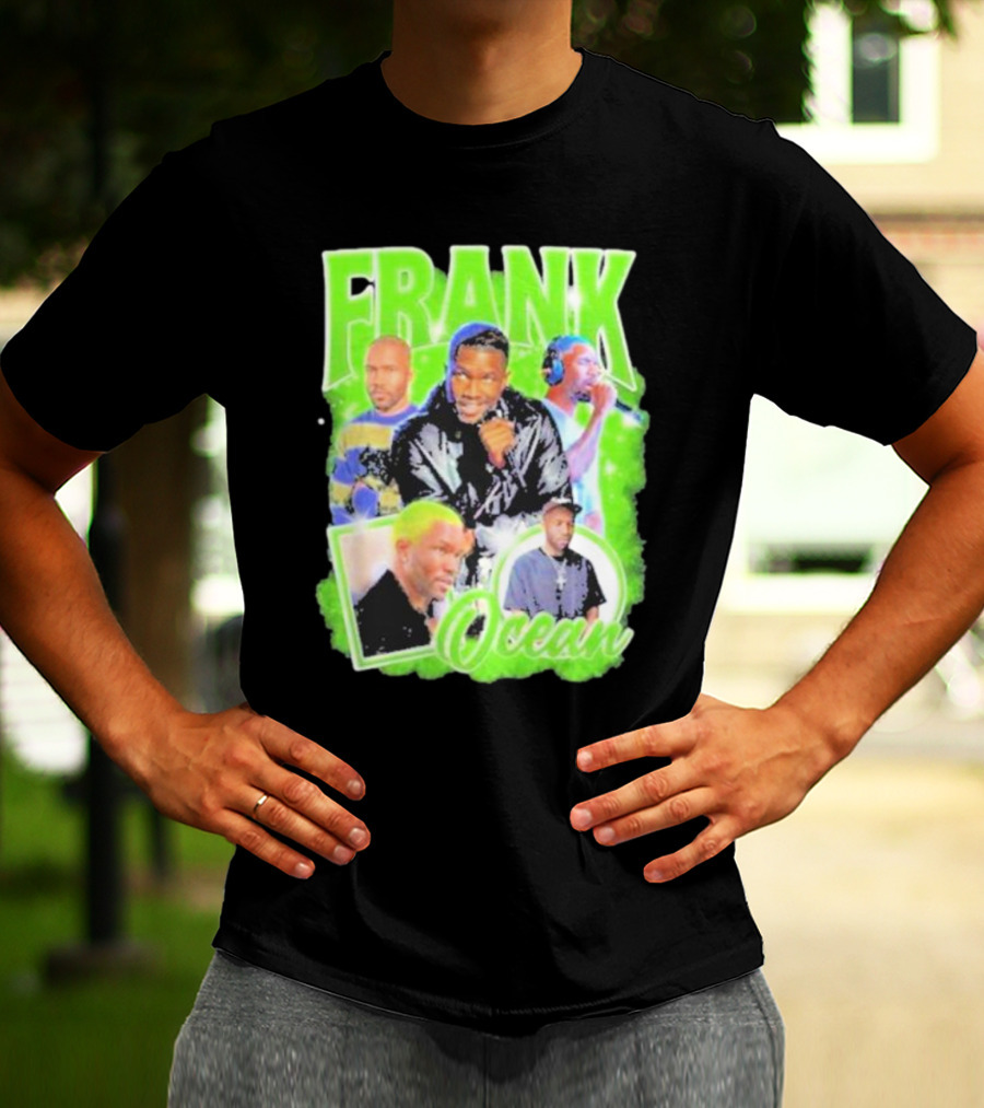 Frank Ocean Vintage Rap Music Collage T-Shirt