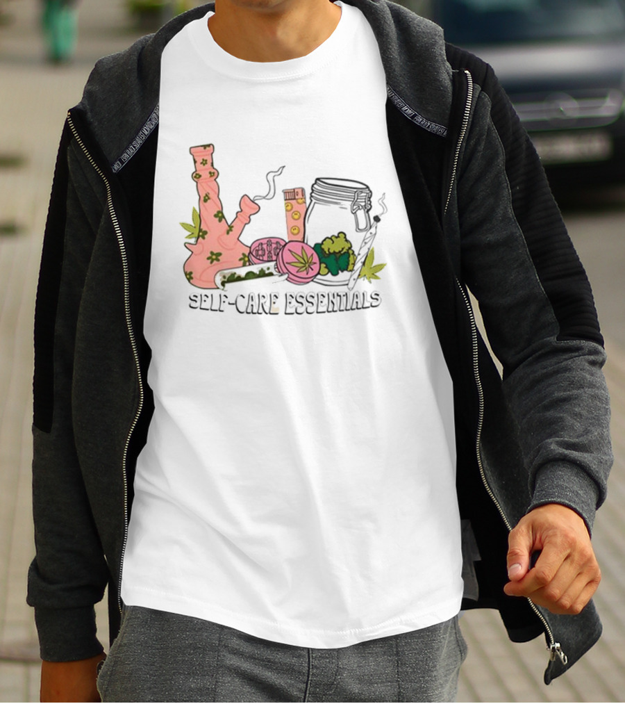 Self-Care Essentials Cannabis Accessories And Gear T-Shirt
