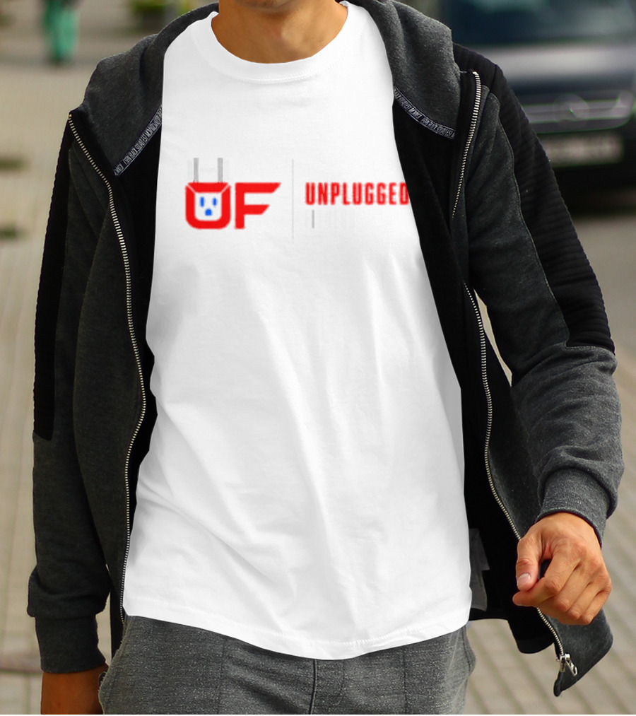 UF Unplugged Fitness Barbell T-Shirt