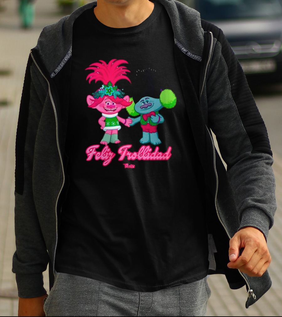 Feliz Trollidad Trolls Christmas T-Shirt