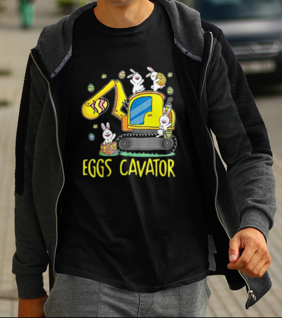 Eggscavator Easter Egg Hunt With Bunnies For Kids And Toddlers T-Shirt