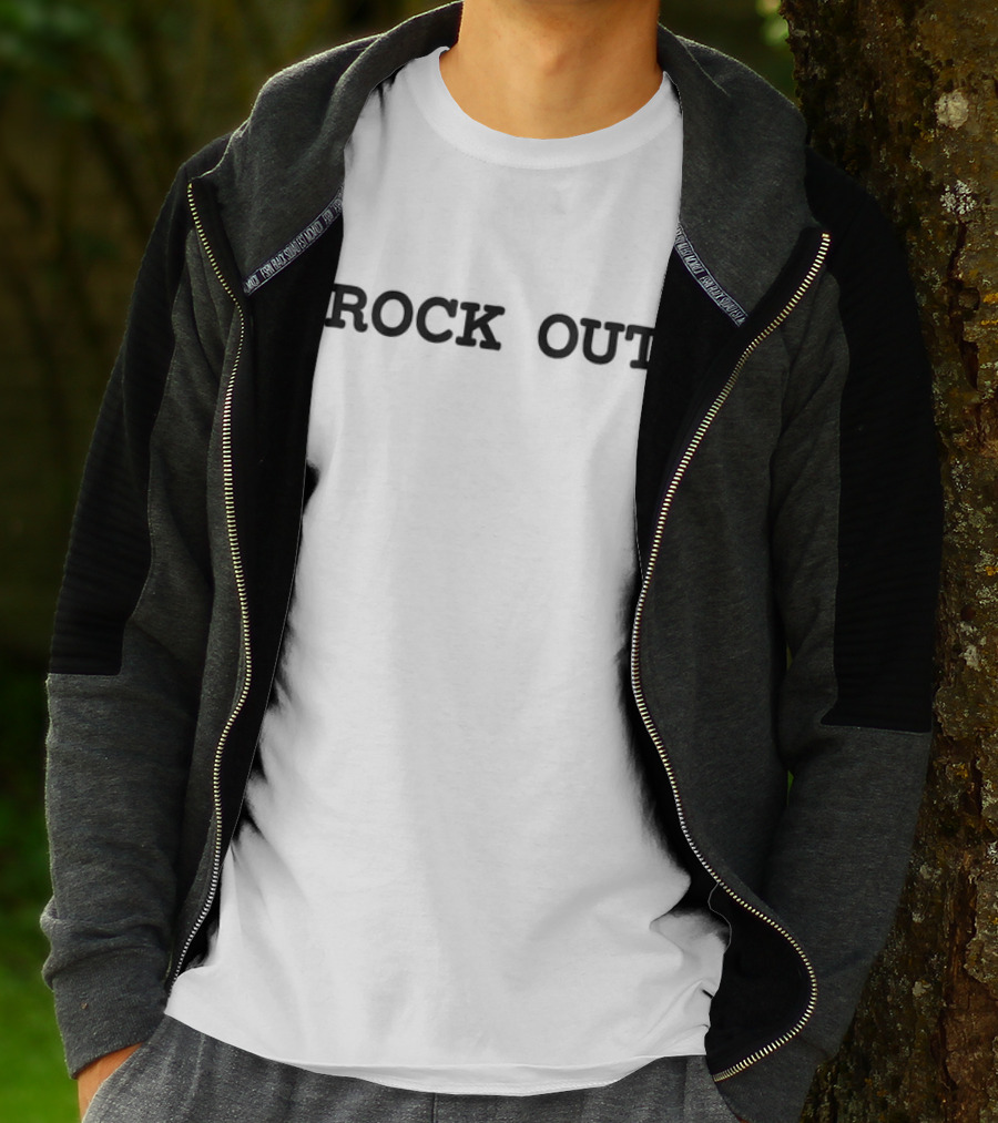 ROCK OUT Retro T-Shirt