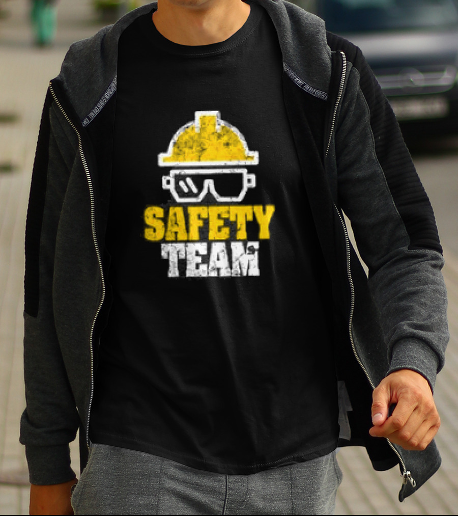 Safety Team Occupational Safety Officer OSHA HSE Hard Hat And Safety Glasses T-Shirt