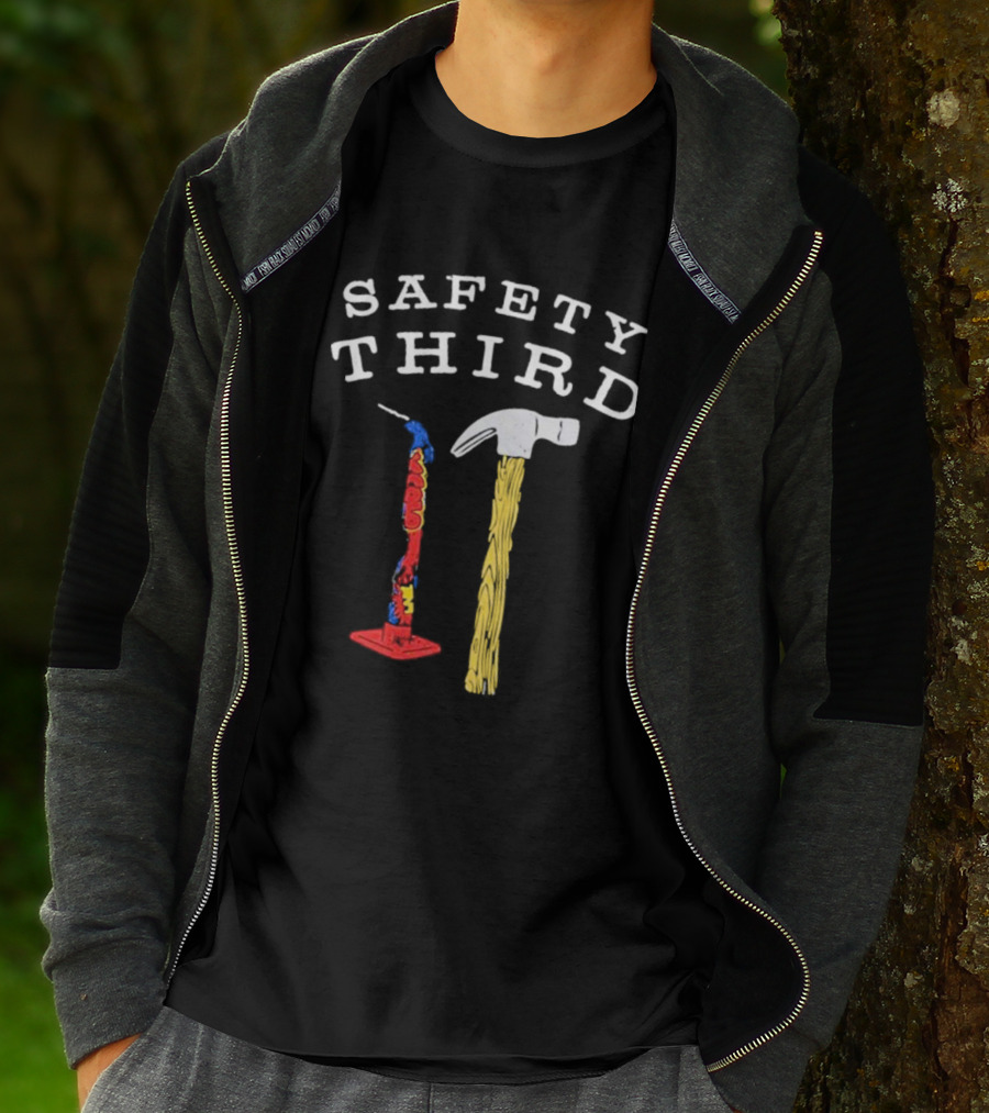 Safety Third Hammer And Firework Duo T-Shirt