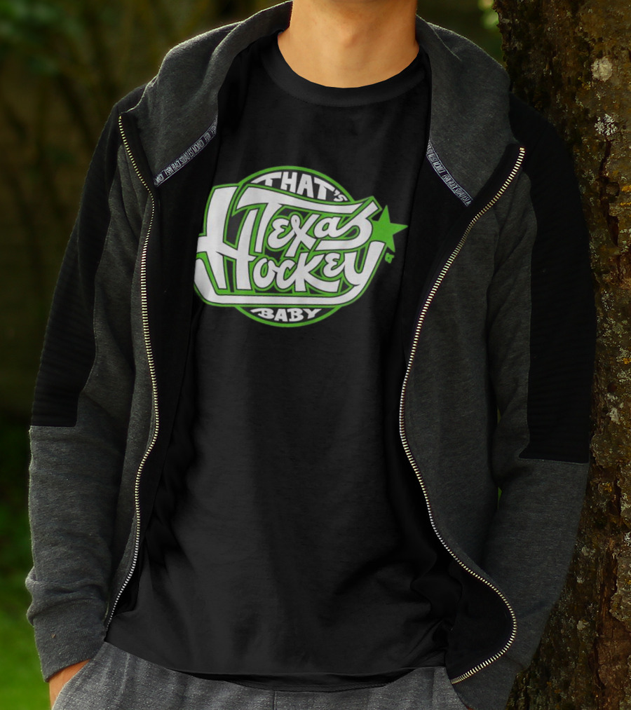 That's Texas Hockey Baby Bold Green Star T-Shirt